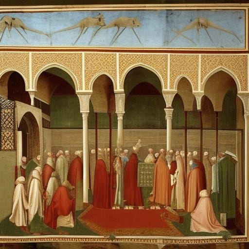 Chaotic Fresco: Animals, Tech, and Sky