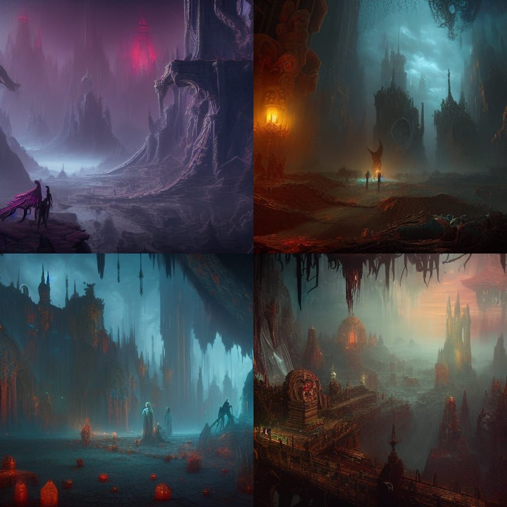 Entity Between Worlds: Detailed Matte Painting