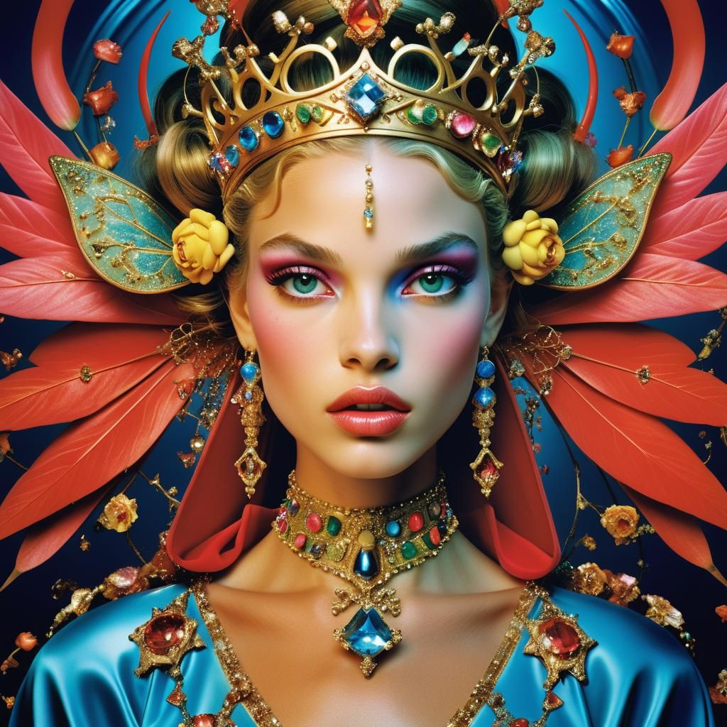 Princess Portrait in LaChapelle Style