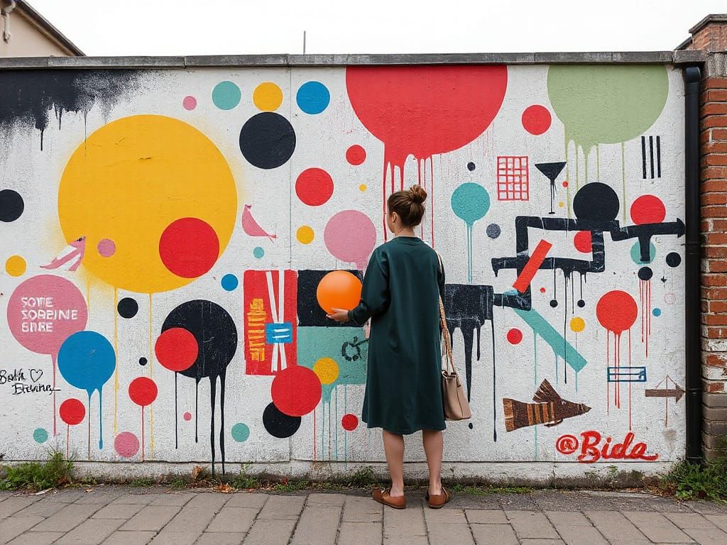 Vibrant Street Art Mural