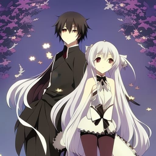 Anime Style Dog Illustration