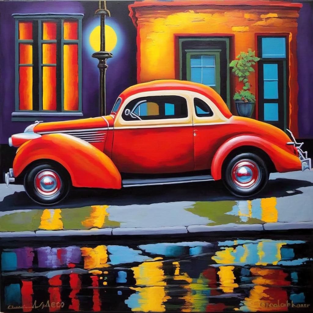 Acrylic painting for this one I used bright and contrasting ...