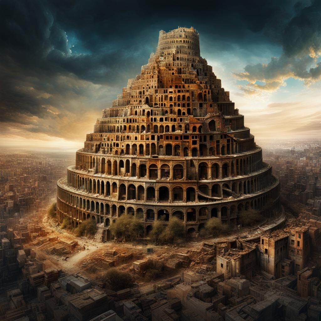 Tower of Babel: From Bustling to Abandoned