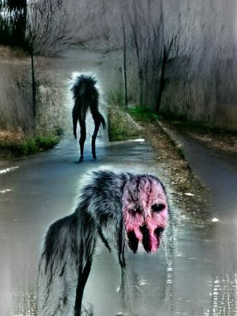Eerie Skin Walker Image Generated by AI