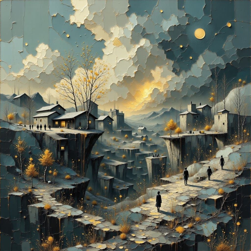 Abstract Architectural Chaos: A Visual Symphony