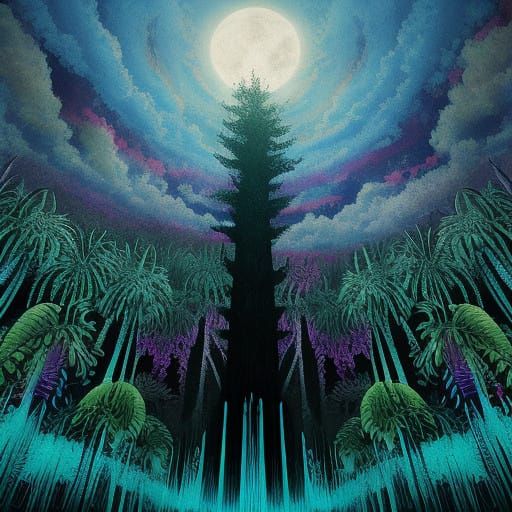 Mind Bending Surrealism in a Psychedelic Landscape