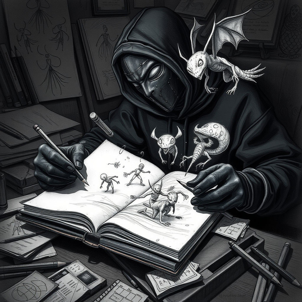 Sketchbook Comes Alive: Surreal Art in Graphite
