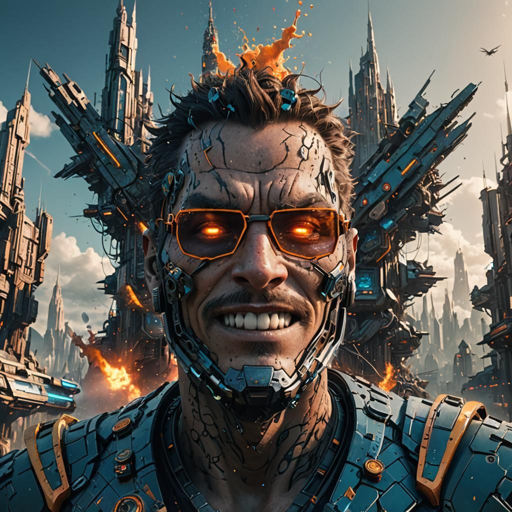 Fantastical Matte Painting in Deep Color