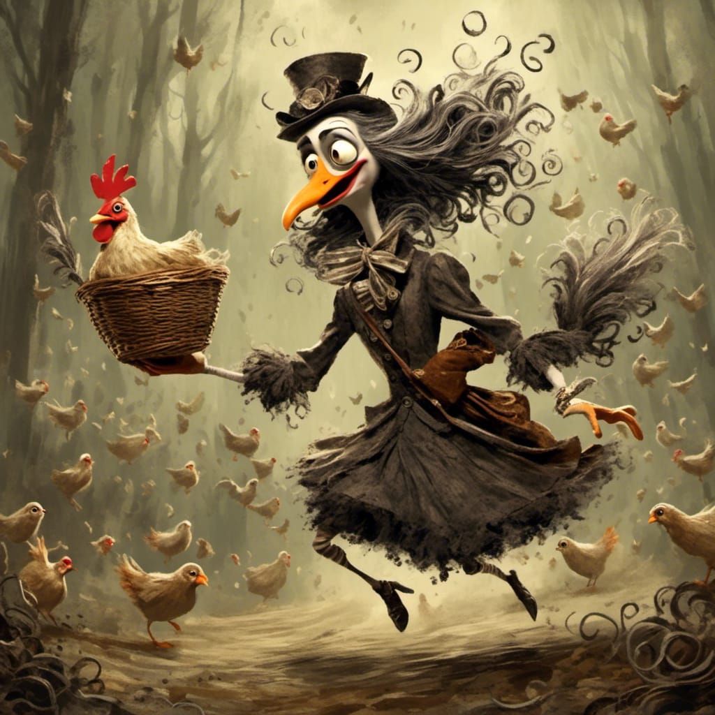 Humorous Chicken Chase Gone Wrong