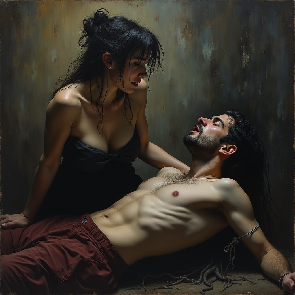 Psychological Drama: Man Flees to Low Value Woman