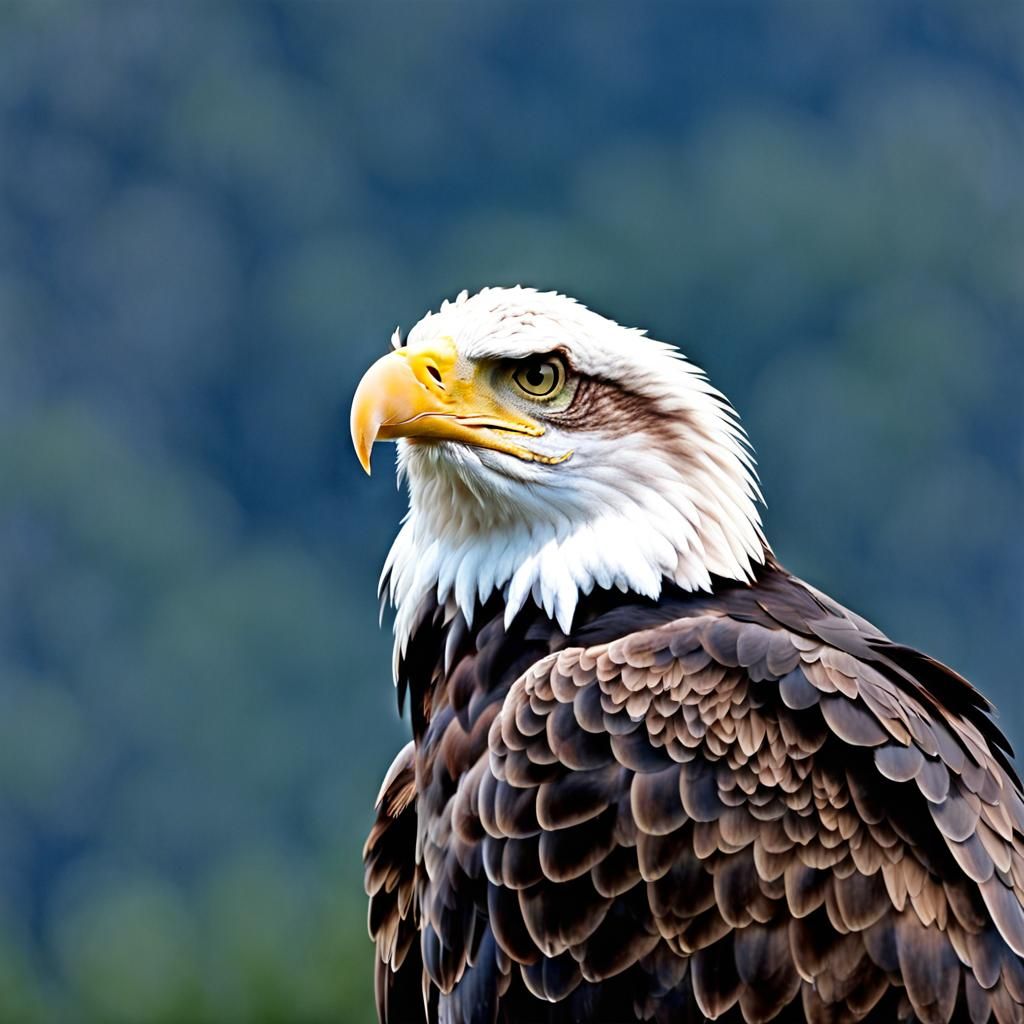 Majestic Bald Eagle Soaring High