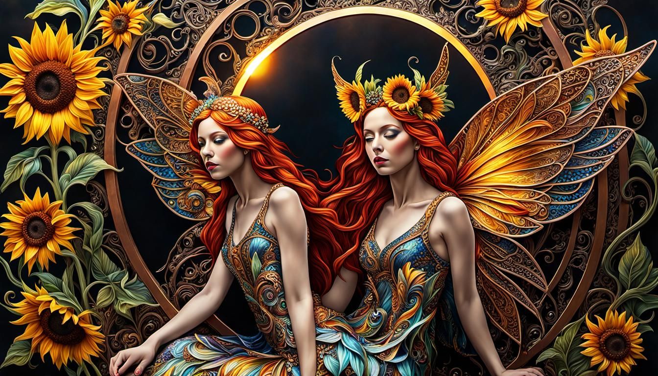 Solar Eclipse Fairies