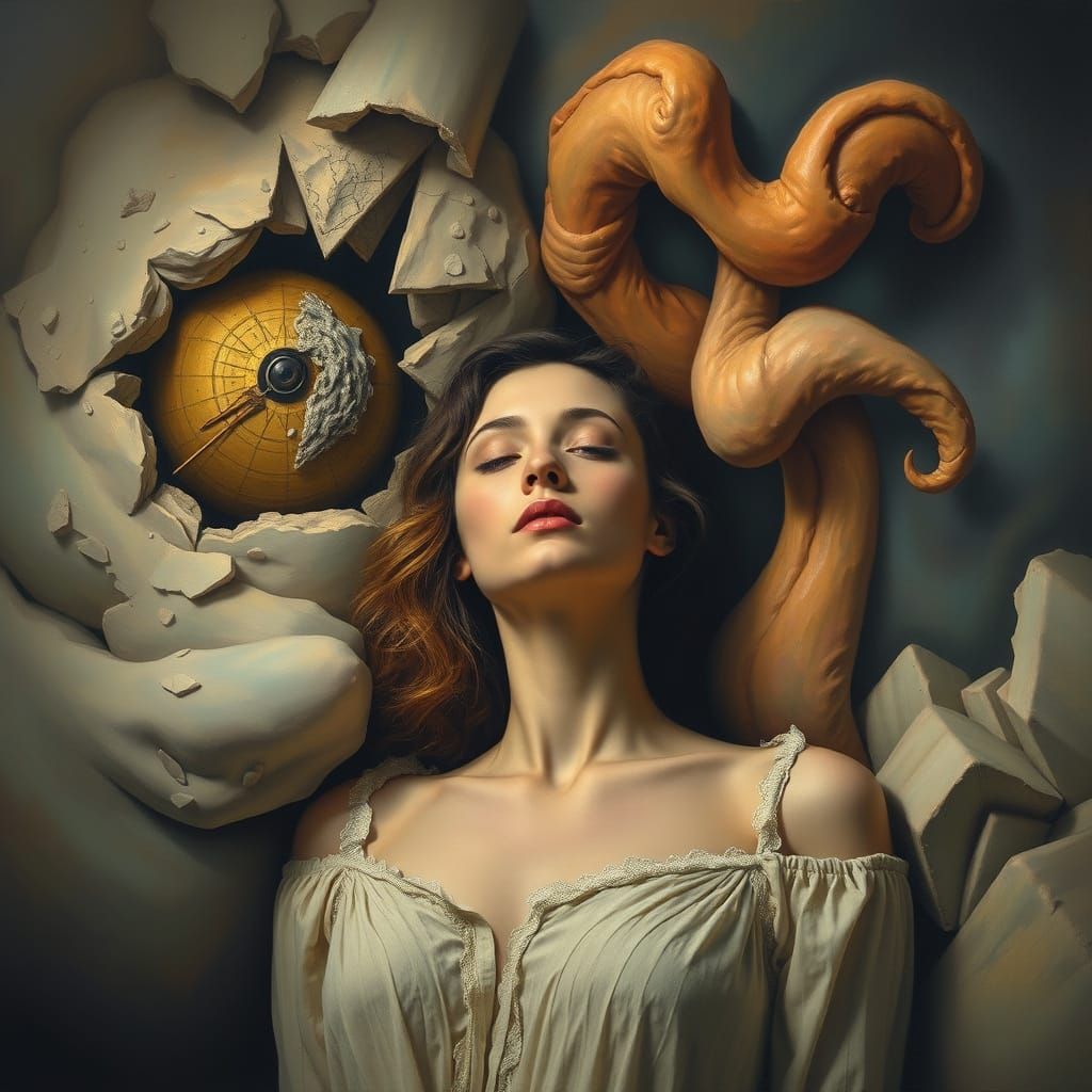 Surreal Dreams in Biomorphic and Object Art Styles