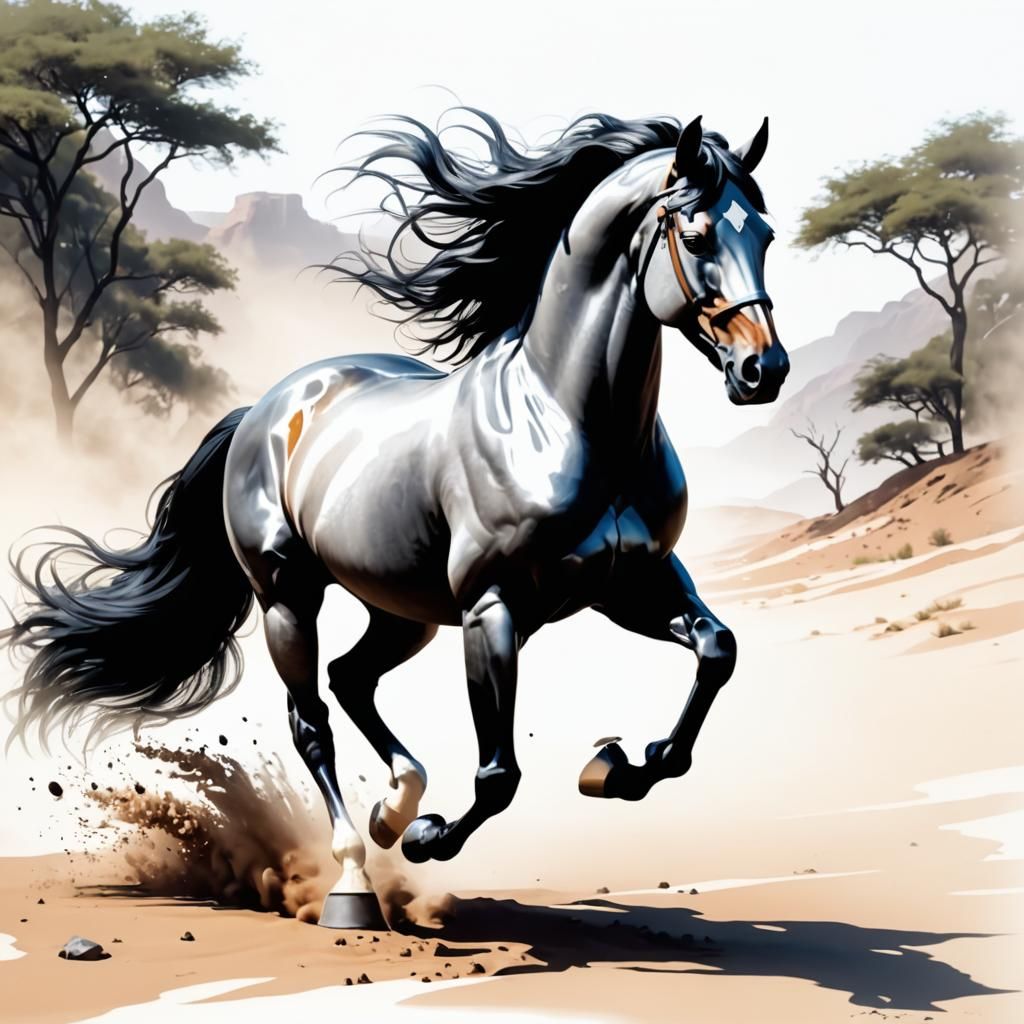black horse
