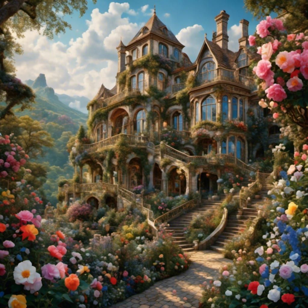 Detailed Hyperrealistic Atmospheric Composition