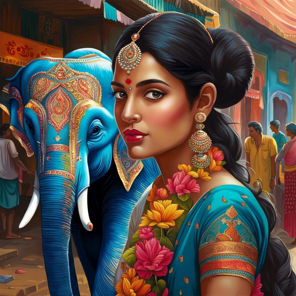 Hindi and an elephant...