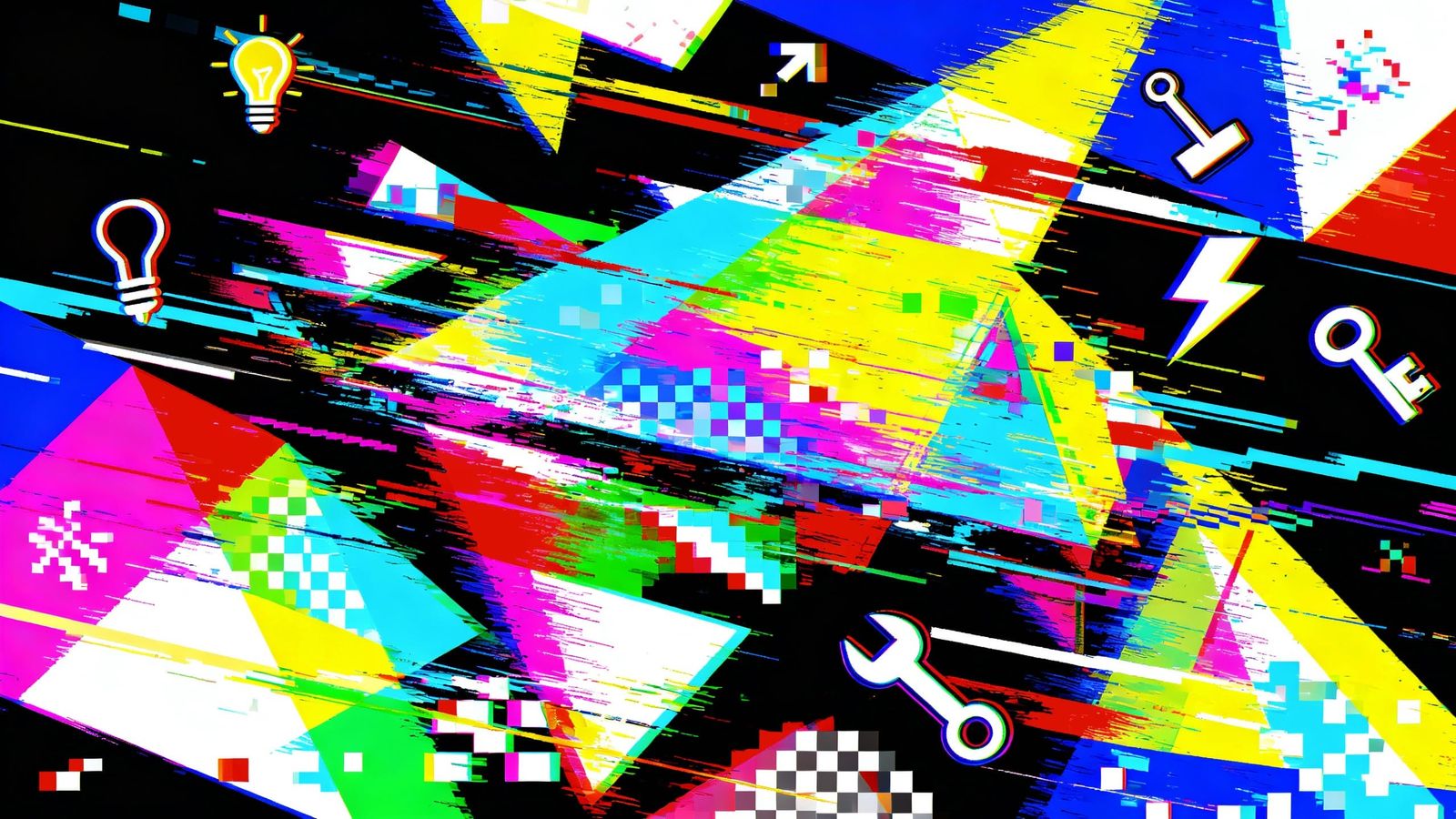 Abstract Glitch Art of Nonstop Irrationality