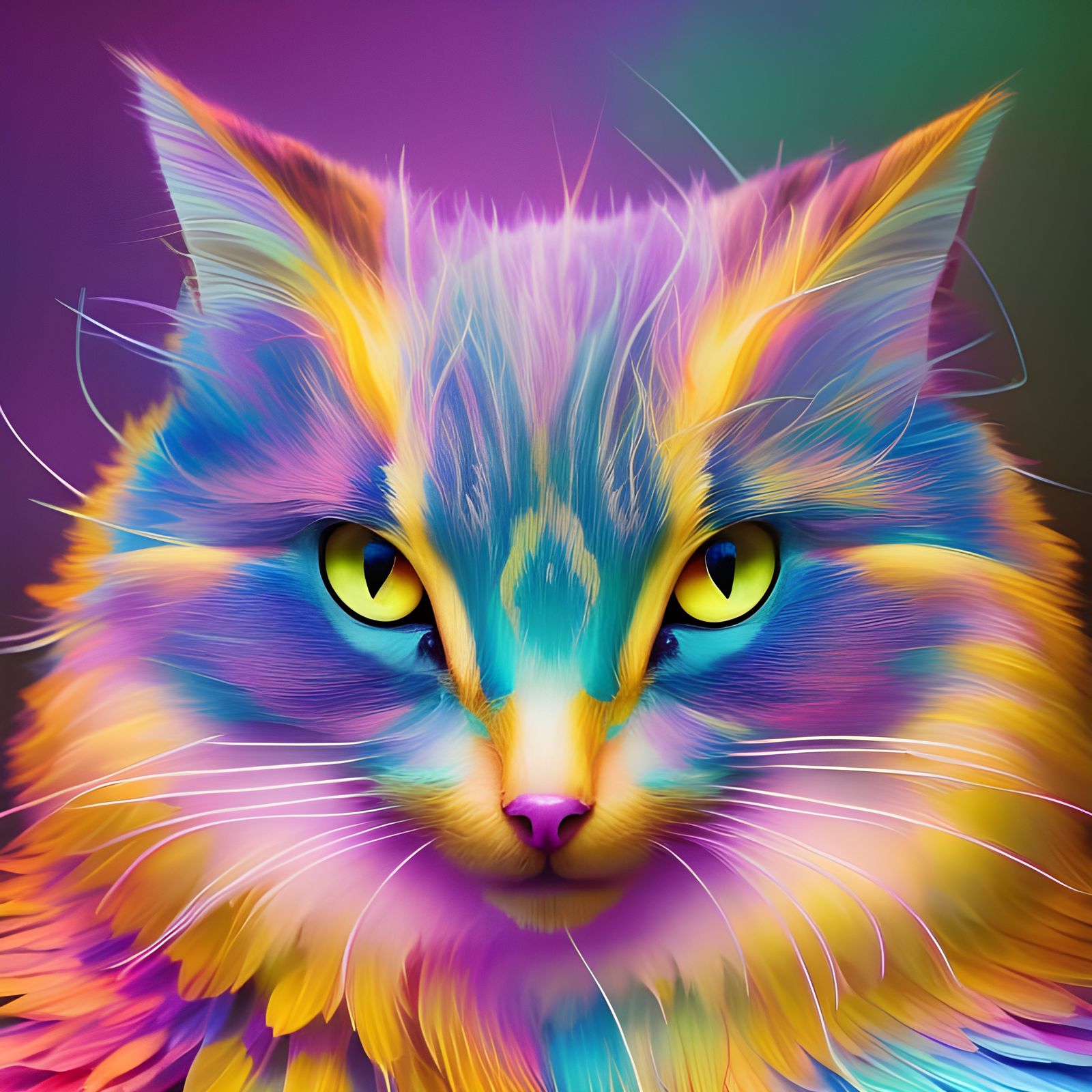 Bird with Sacred Geometry in Vivid Colors