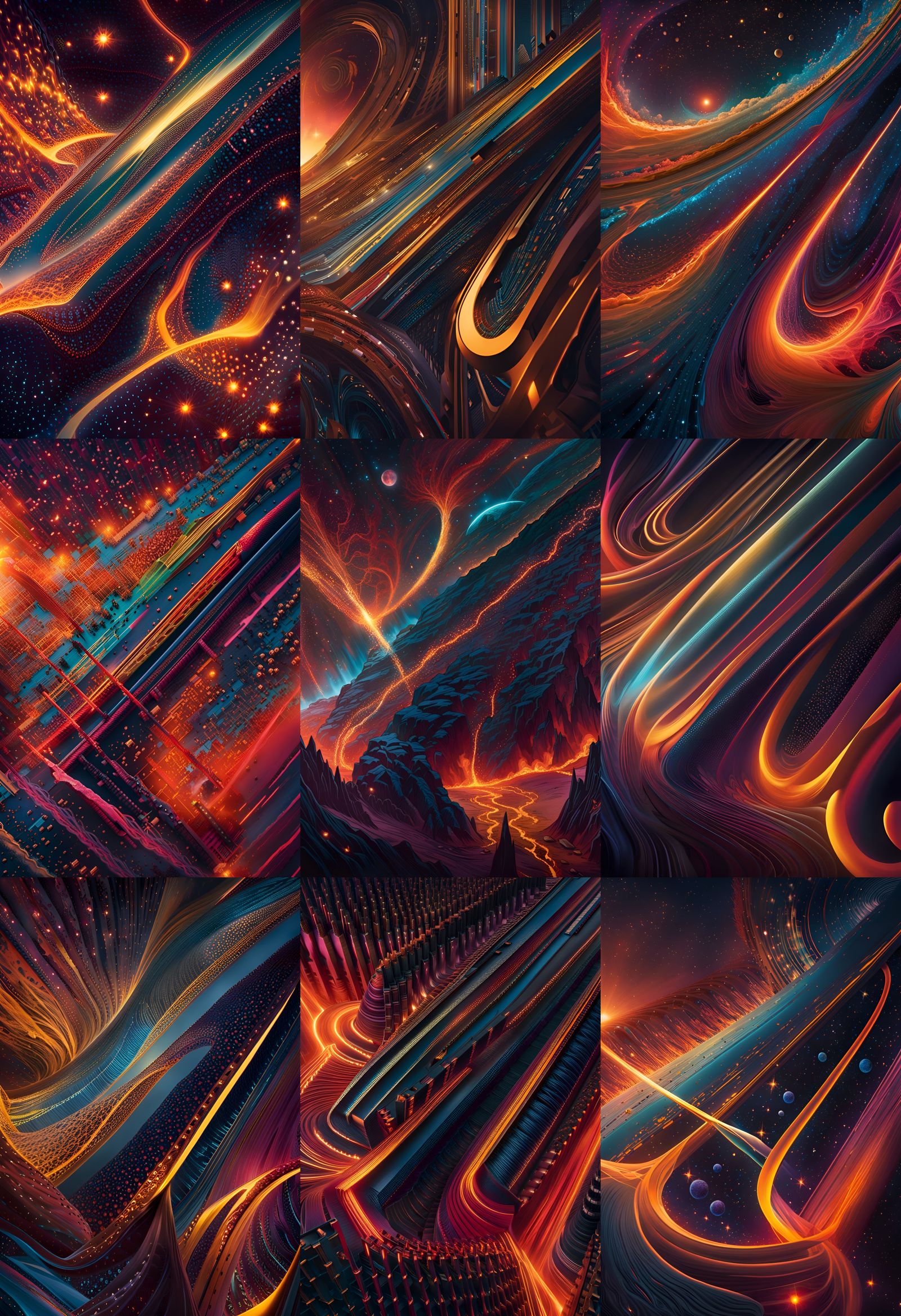 Moonlit Rose Fields in Photorealistic Style