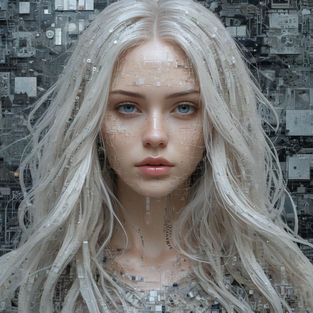 Hyper-Realistic Digital Breakdown