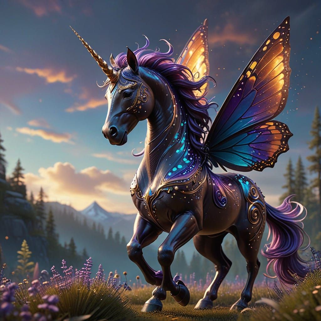Unicorn Butterfly Hybrid