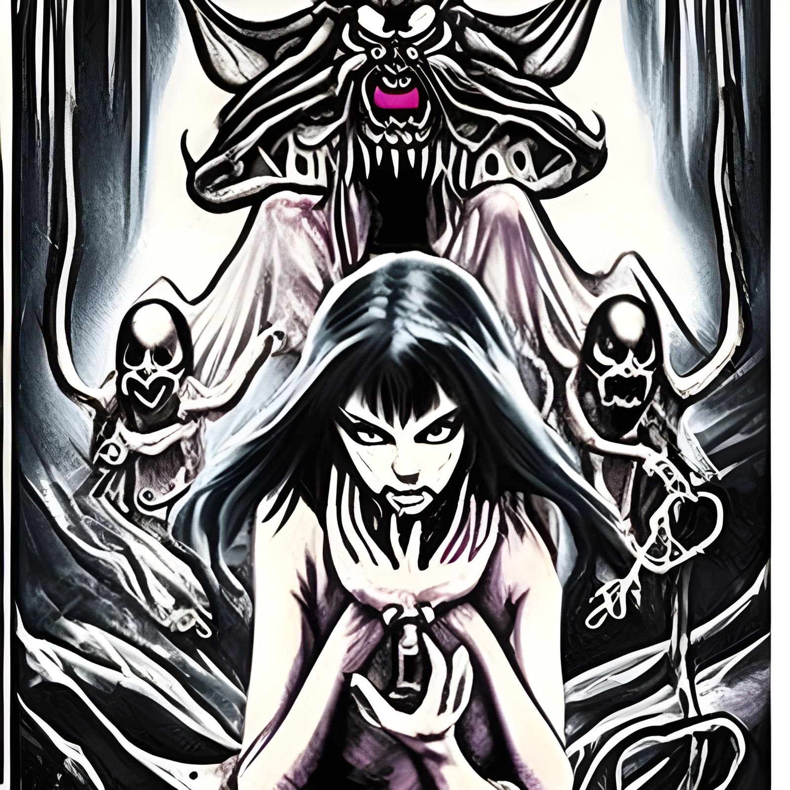 Possessed Girl's Ouija Game: Sinister Dark Fantasy