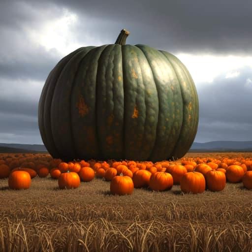 Many Pumpkin 1 really huge