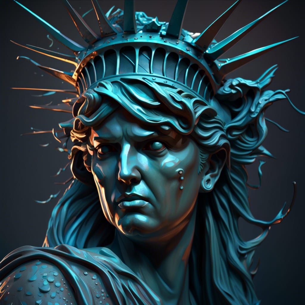 Dark Statue of Liberty
