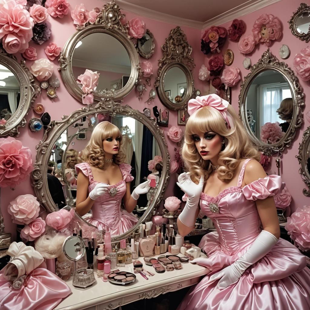 Extravagant Satin Wonderland of Feminine Delights