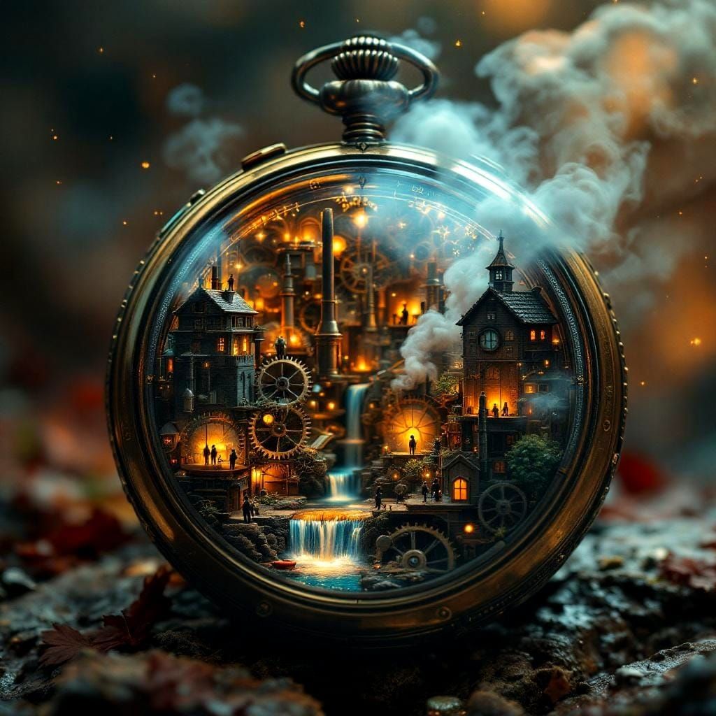 Clockworks miniature world