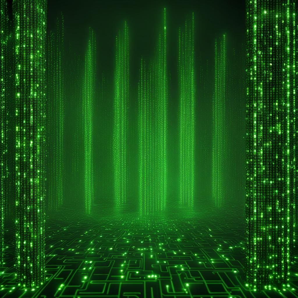 Dynamic Binary Code Matrix in Green