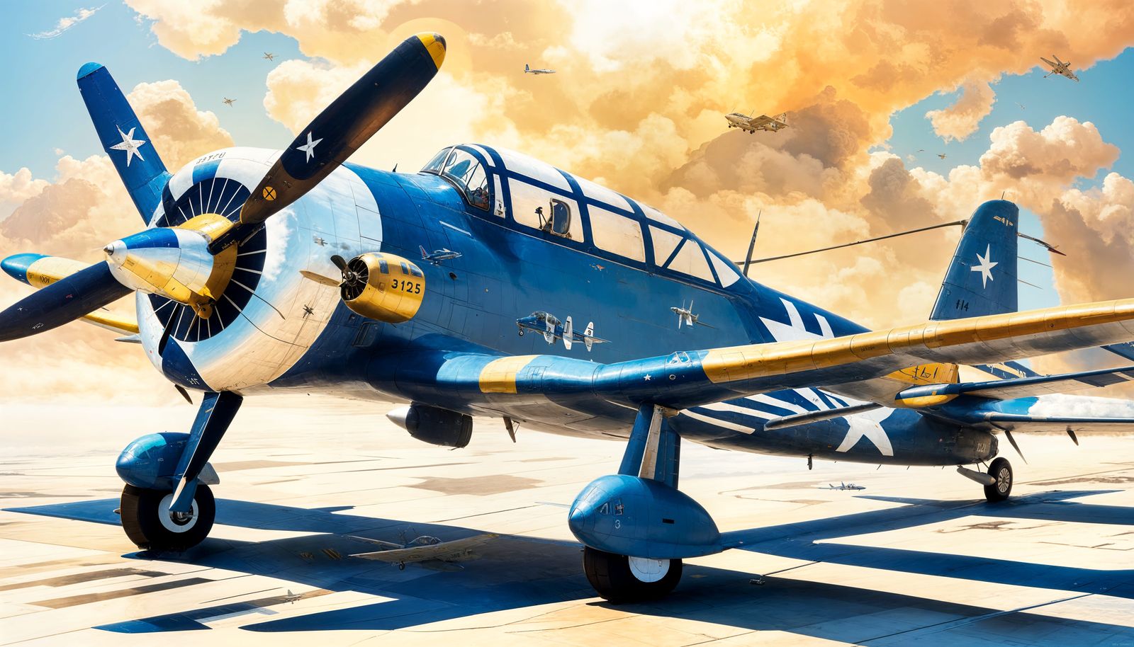 Beachcraft T34A Mentor US Navy Airplane