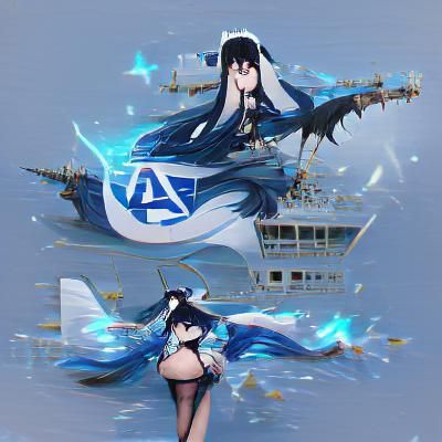 AI Image of Azur Lane Atago