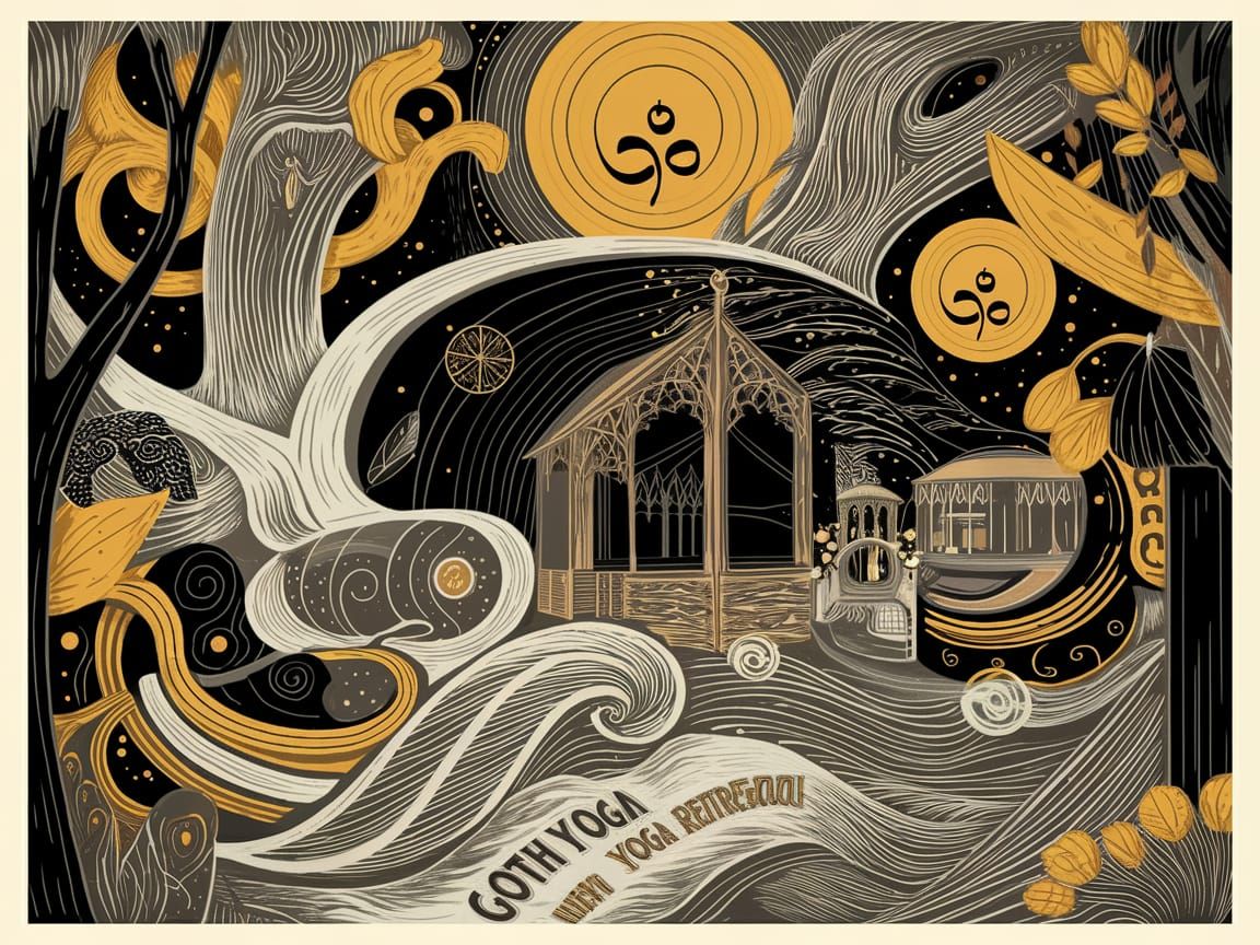 Gothic Omnibus Approaches Enchanted Yoga Retreat