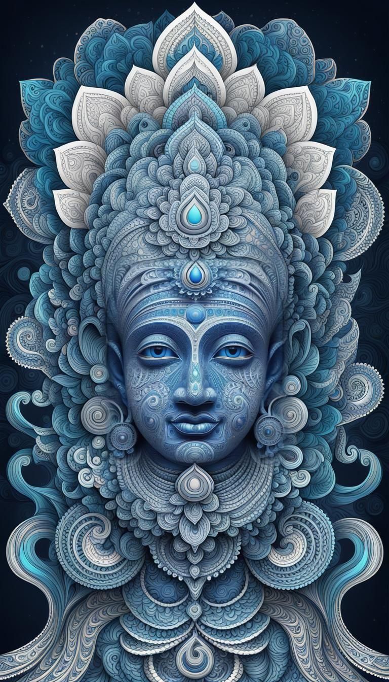 Abstract Rendering of Hindu Gods and Avatars