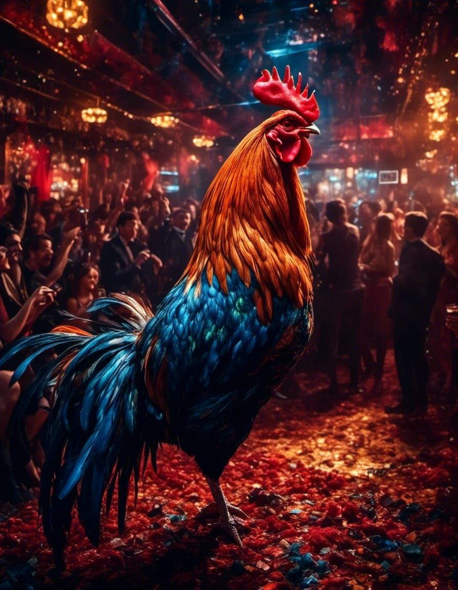 Anthro Rooster at Comedy Club: Concept Art