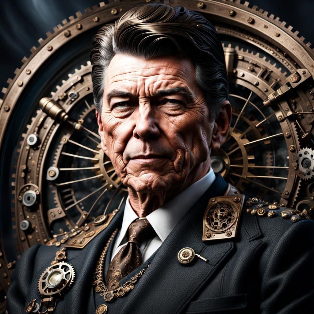 Steampunk Ronald Reagan