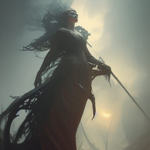 Queen of Death: Dark Fantasy Art