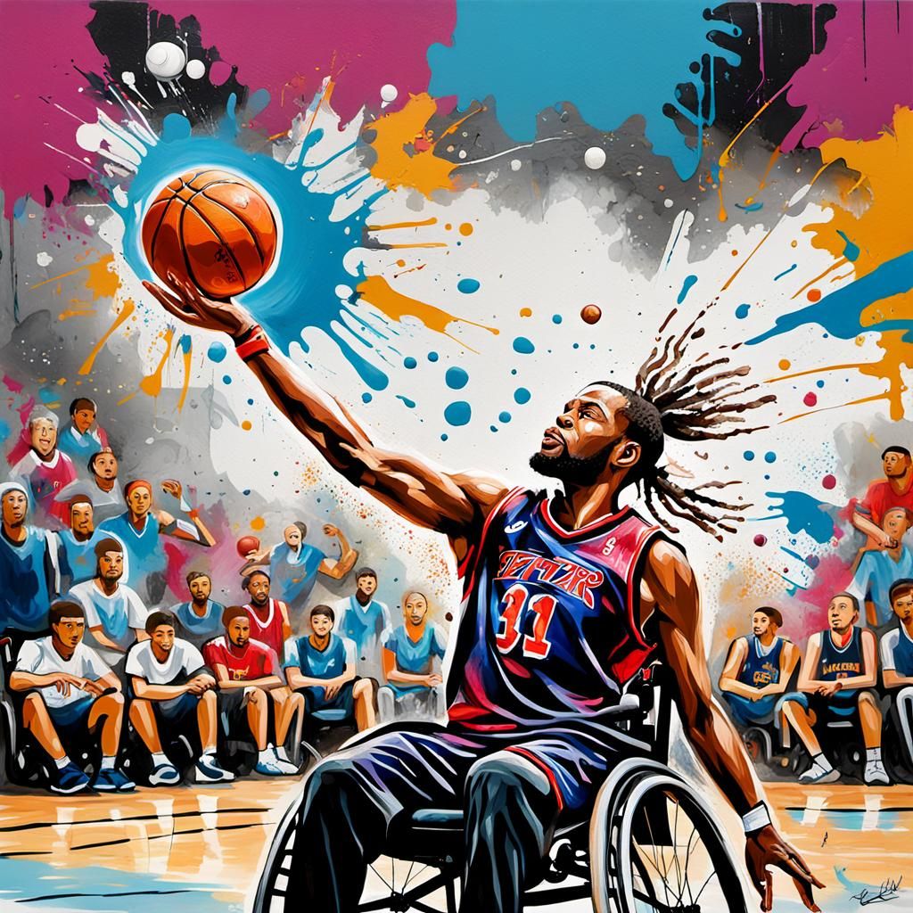 “Wheelchair Basketball Shot”