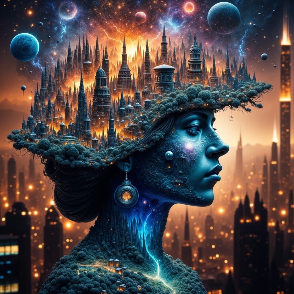 Astral Reality Abstract Art