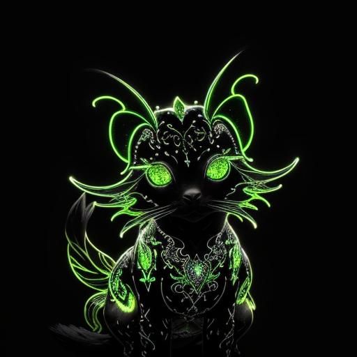 Bioluminescent Fractal Plants in a Galactic Landscape