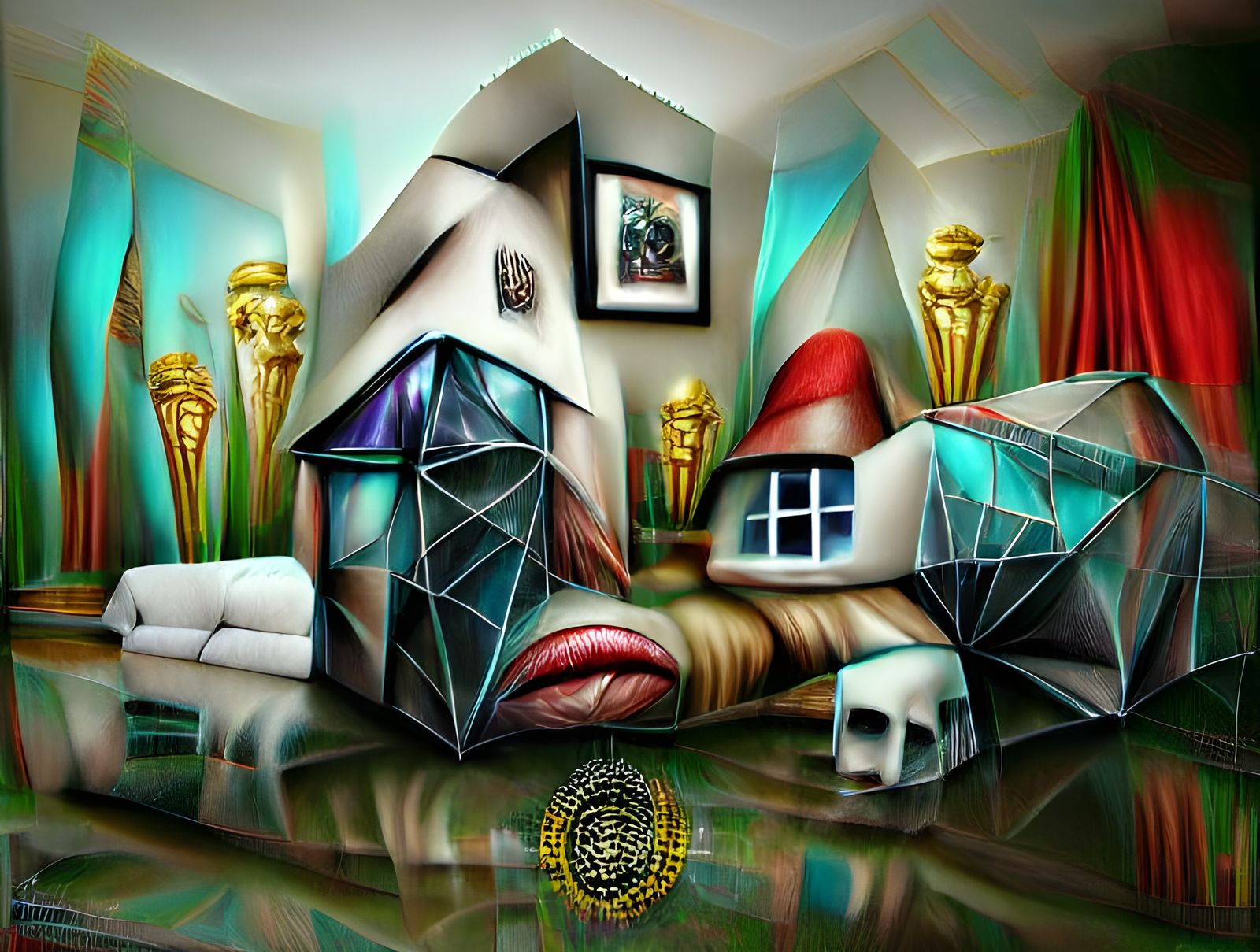 House of Oddities: Geometric Art Deco Illusion