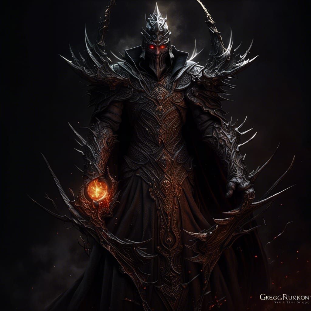 Sauron, Dark Fantasy Wizard King in 8K