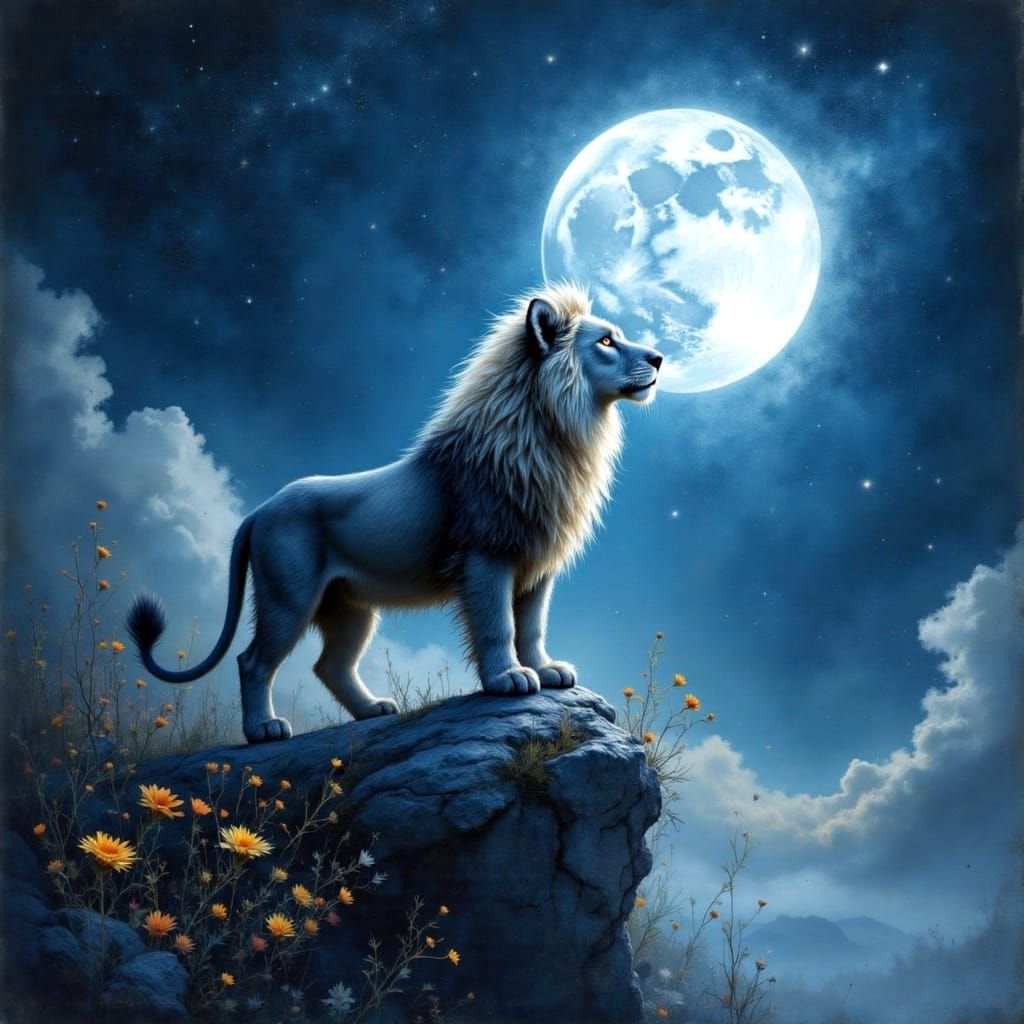 The Lion’s Roar Beneath the Silver Moon