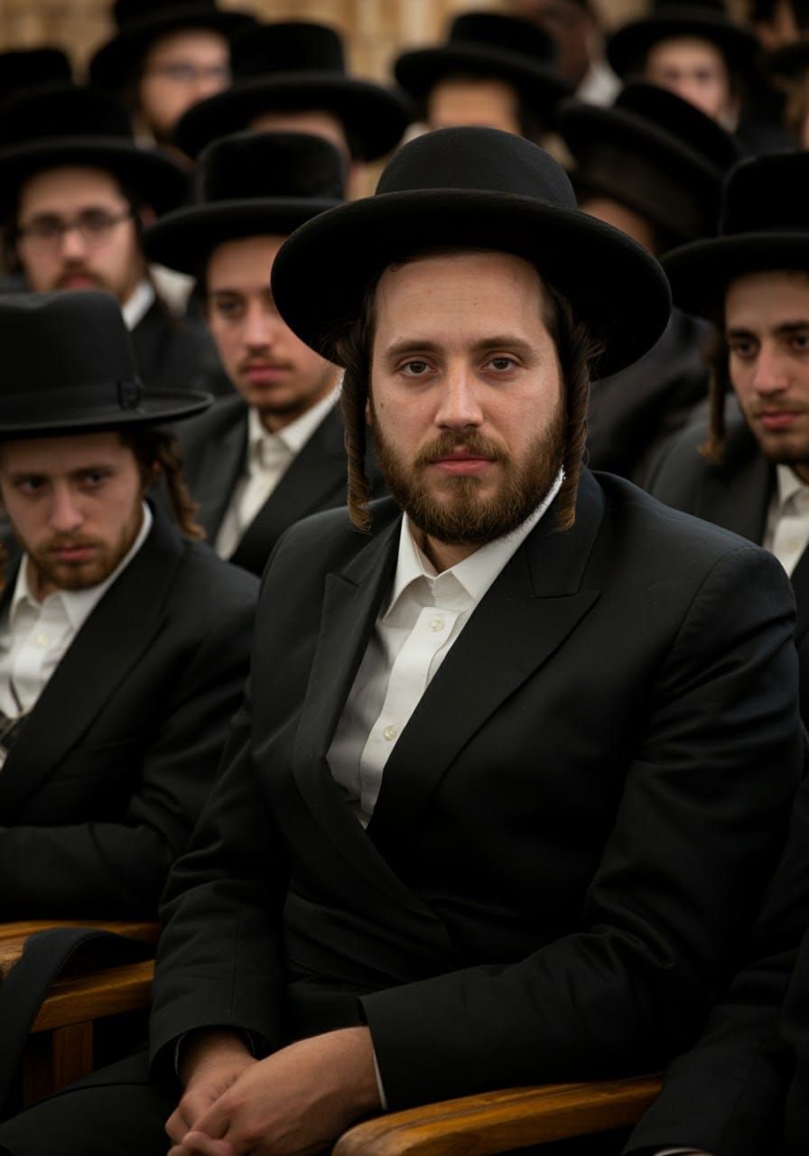 Hassidic Gathering: A Community Portrait