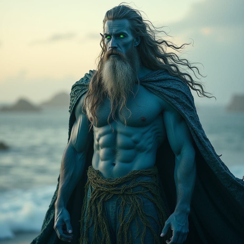 Majestic Celtic Sea God Manannan mac Lir III