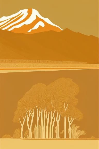 Reunion Island Landscape: Digital Art Trending on Artstation