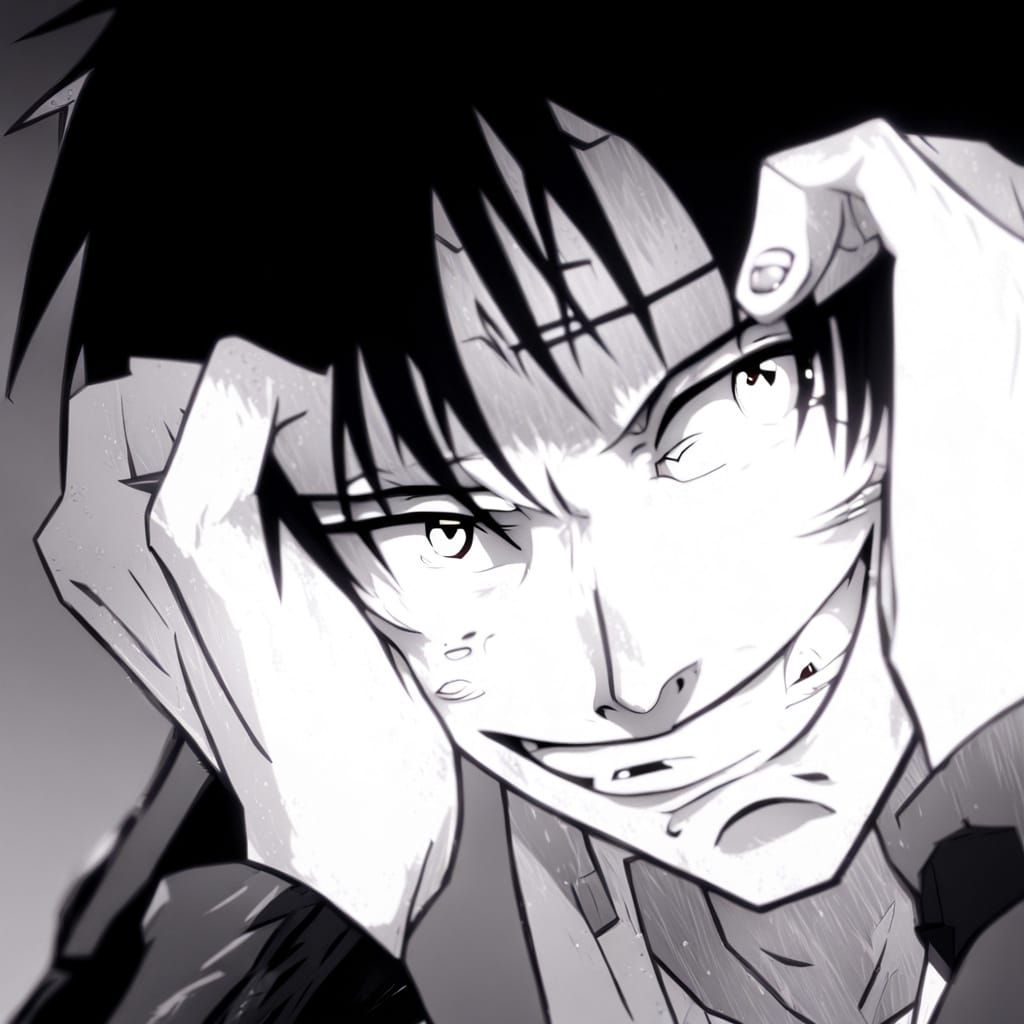 Vibrant Anime Portrait of Yuuichi Katagiri