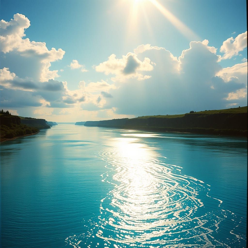 Celestial River in Sky: Cinematic & Dramatic