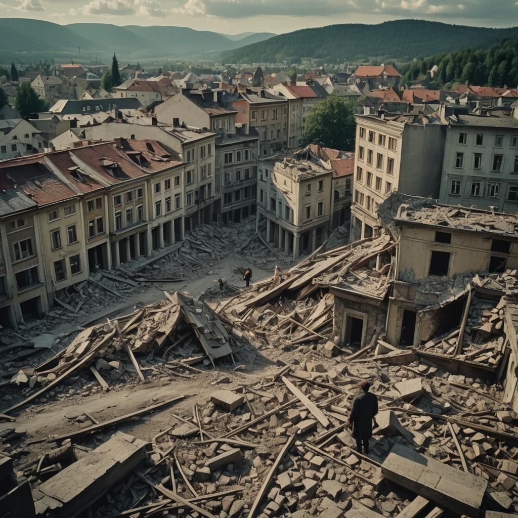 Dramatic Earthquake Devastation in Krakovia: Cinematic Film ...